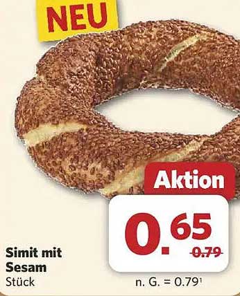 Simit mit Sesam - Aktionspreis