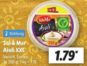 Sol & Mar Aioli XXL 250 g – Verschiedene Sorten