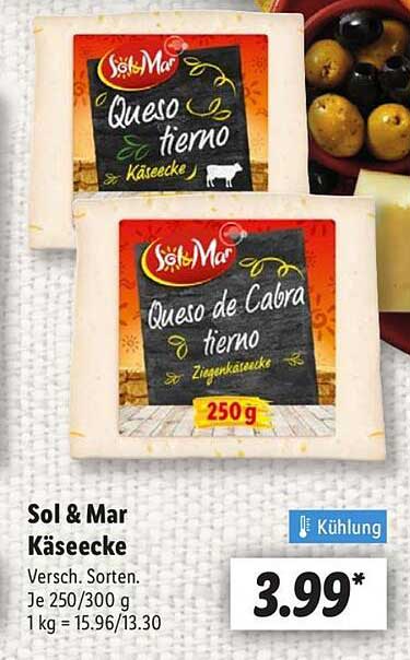 Sol & Mar Käseecke