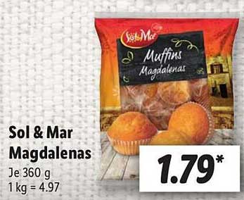 Sol & Mar Magdalenas Muffins 360 g - Staatlich geprüfte Köstlichkeit!
