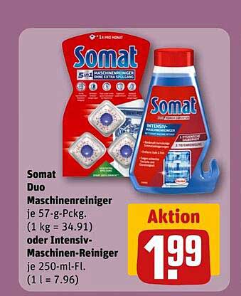 Somat Duo Maschinenreiniger oder Intensiv-Maschinen-Reiniger - Aktion