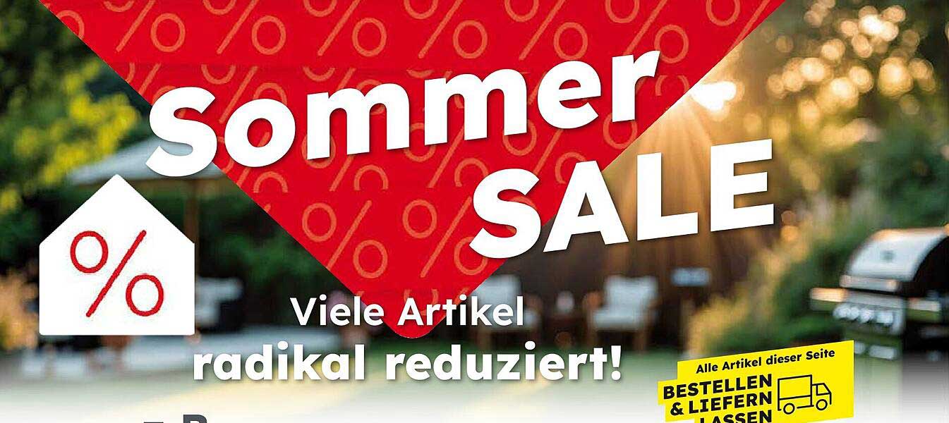 Sommer SALE - Viele Artikel radikal reduziert!