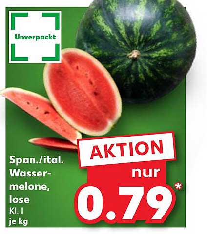 Span. / ital. Wassermelone, lose, Kl. I je kg