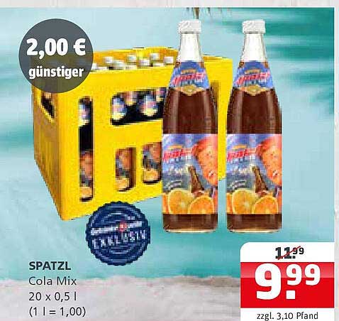 SPATZL Cola Mix 20 x 0,5 l