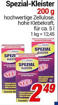 Spezial-Kleister 200 g - hochwertige Zellulose, hohe Klebekraft