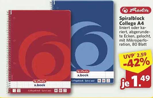 Spiralblock College A4