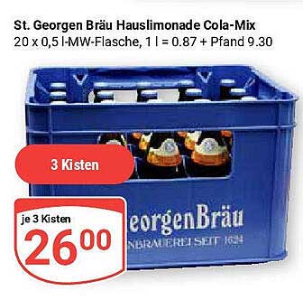 St. Georgen Bräu Hauslimonade Cola-Mix