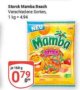 Storck Mamba Beach - Verschiedene Sorten