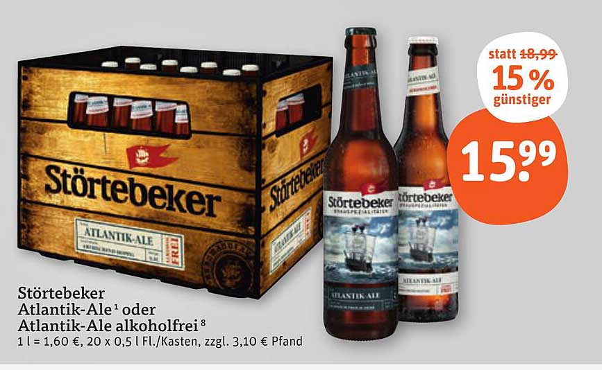 Störtebeker Atlantik-Ale 20 x 0,5 L
