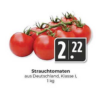 Strauchtomaten aus Deutschland, Klasse I, 1 kg