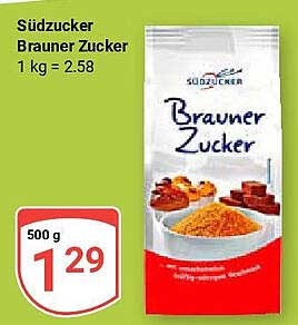 Südzucker Brauner Zucker 500 g