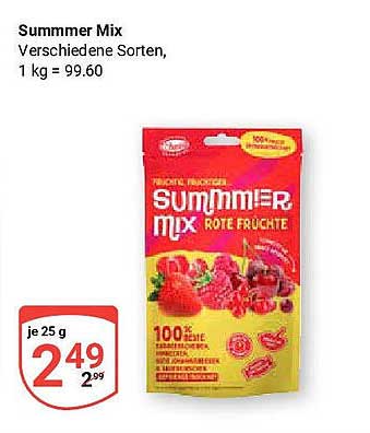 Summer Mix Rote Früchte 25 g