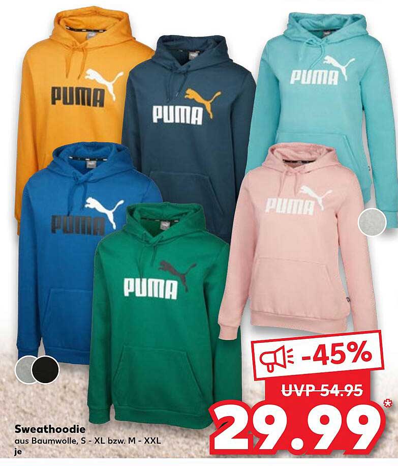 Sweathoodie aus Baumwolle von Puma