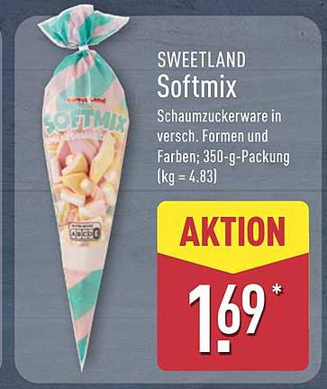SWEETLAND Softmix – Schaumzuckerwaren in verschiedenen Formen und Farben