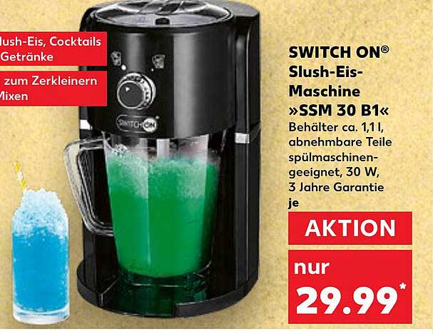 SWITCH ON® Slush-Eis-Maschine »SSM 30 B1«