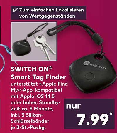SWITCH ON® Smart Tag Finder