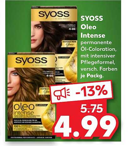 SYOSS Oleo Intense permanente Öl-Coloration