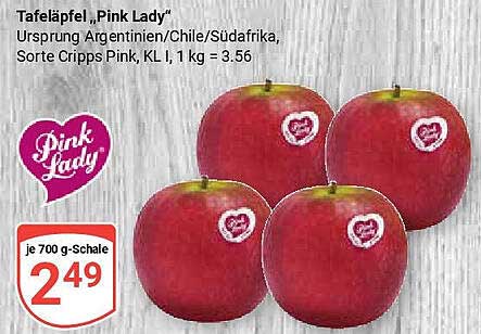 Tafäpfel „Pink Lady“