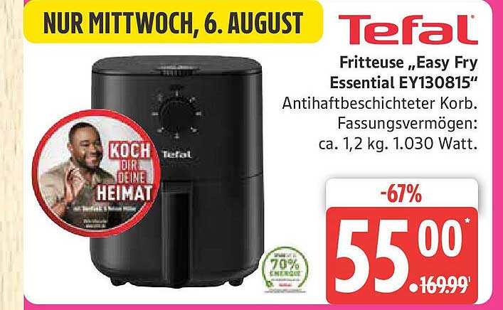 Tefal Fritteuse „Easy Fry Essential EY130815“