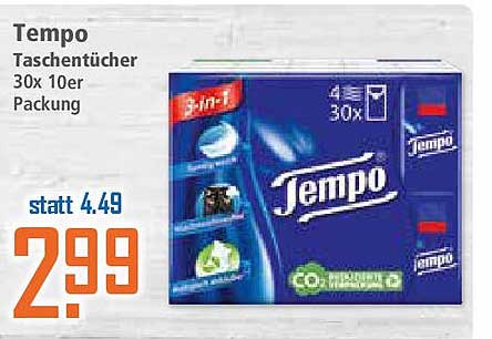 Tempo Taschentücher 30x10er Packung