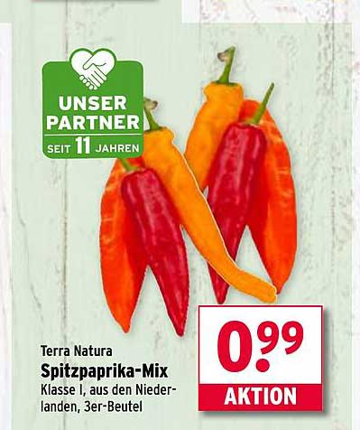 Terra Natura Spitzpaprika-Mix