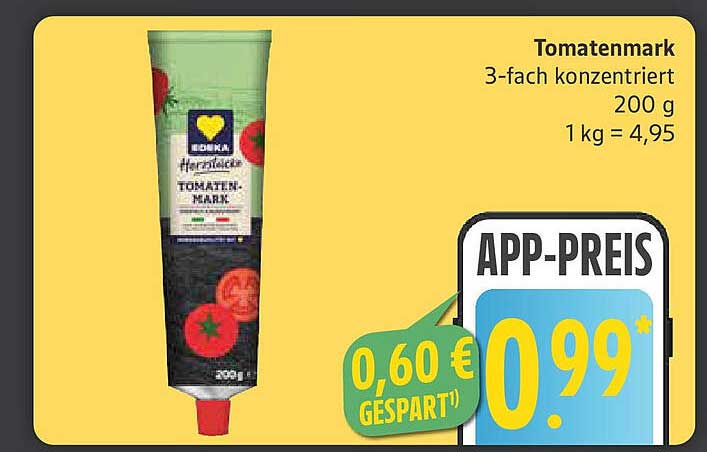 Tomatenmark 3-fach konzentriert 200 g