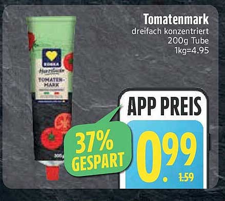 Tomatenmark dreifach konzentriert 200g Tube