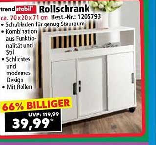 trend stabiL Rollschrank