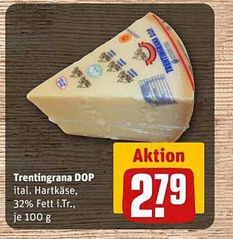Trentingrana DOP - italienischer Hartkäse, 32% Fett i.Tr., je 100 g