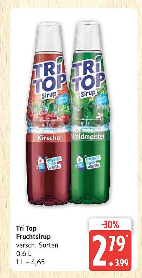 Tri Top Fruchtsirup verschiedene Sorten 0,6 L