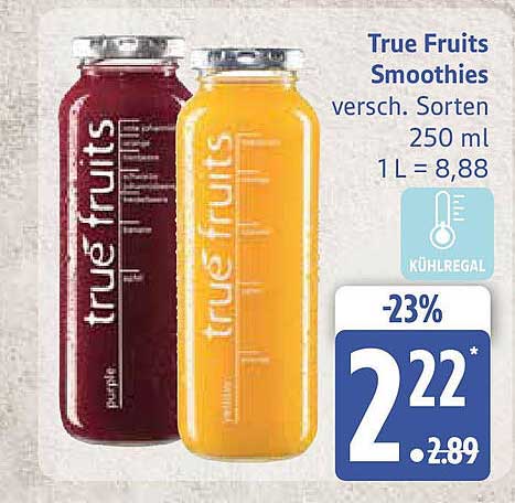 True Fruits Smoothies - versch. Sorten 250 ml