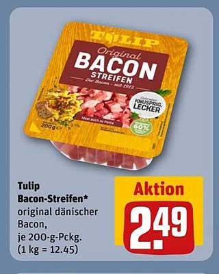 Tulip Bacon-Streifen – Original dänischer Bacon