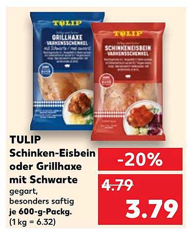 TULIP Schinken-Eisbein oder Grillhaxe mit Schwarte, 600 g