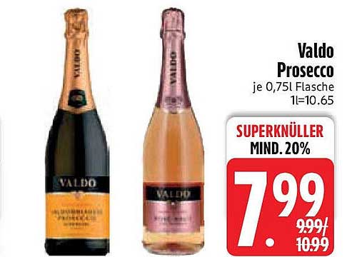 Valdo Prosecco 0,75L Flasche