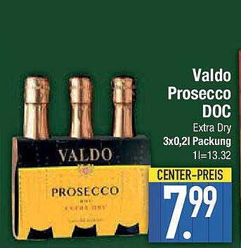Valdo Prosecco DOC Extra Dry 3x0,2l