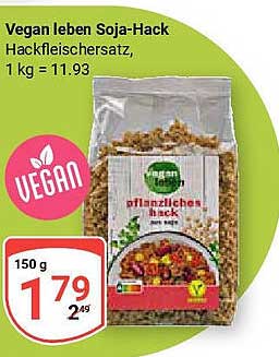Vegan leben Soja-Hack Hackfleischersatz
