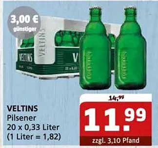 VELTINS Pilsener 20 x 0,33 Liter