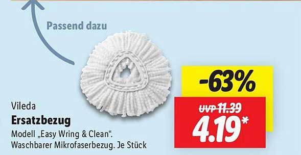 Vileda Ersatzbezug Modell „Easy Wring & Clean“