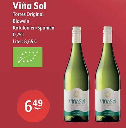 Viña Sol Torres Original Biowein Katalonien/Spanien 0,75l