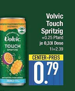Volvic Touch Spritzig 0,33L Dose