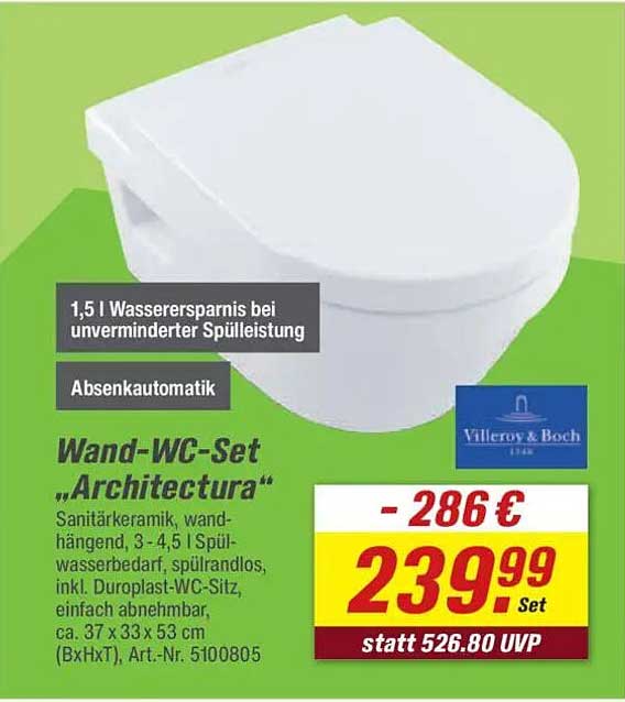 Wand-WC-Set "Architectura"
