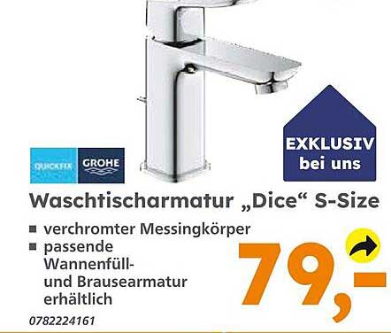 Waschtischarmatur „Dice“ S-Size