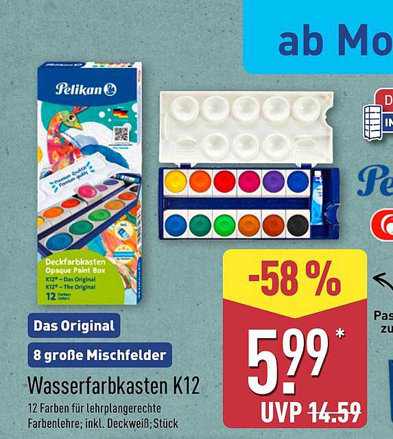 Wasserfarbkasten K12 von Pelikan