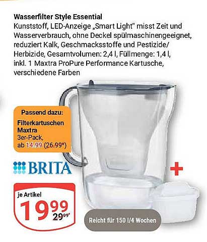 Wasserfilter Style Essential