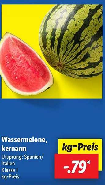 Wassermelone, kernarm