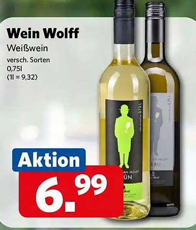 Wein Wolff Weißwein 0,75l, verschiedene Sorten