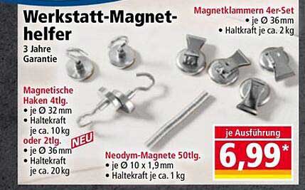 Werkstatt-Magnethelfer – 3 Jahre Garantie