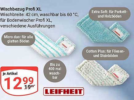 Wischbezug Profi XL von Leifheit