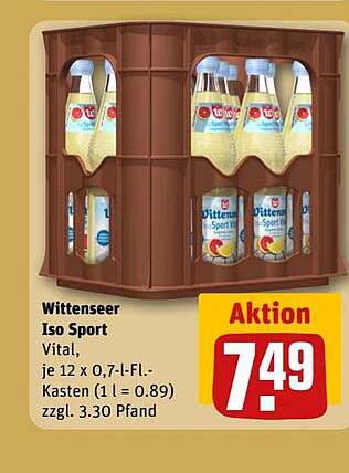 Wittensee Iso Sport Vital, je 12 x 0,7-l-Fl.-Kasten