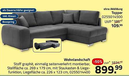 Wohnlandschaft - 50% Rabatt auf die UVP!